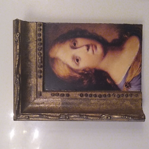 SAPPHIRE *Signed, Atlantis Tile, like Sid Dickens. *Rare & Retired wall art - Picture 2 of 9